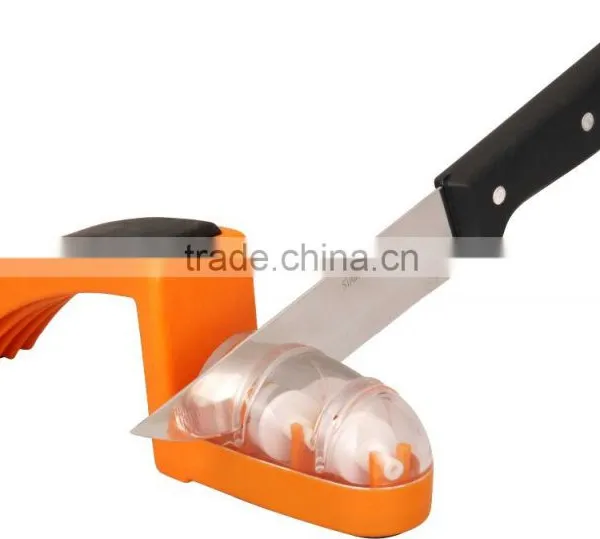 ABS+PC+EVA+Diamantane 19.8*4.1*6.5 Top Quality Kitchen Knife Sharpener photo-2