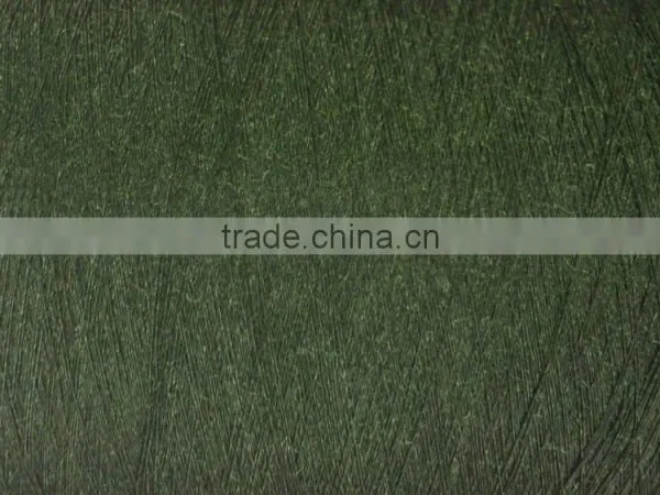 1/10 NE TETORON 92.5% STAINLESS STEEL 7.5% BLACK CONDUCTIVE YARN BLENED YARN photo-4