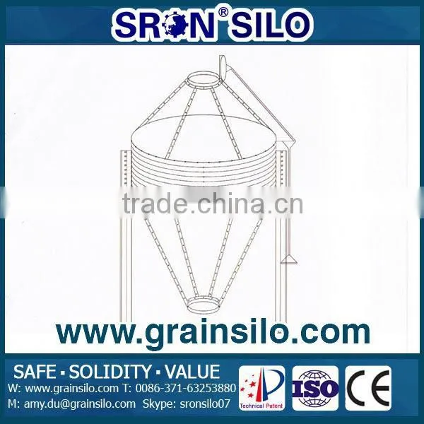 Factory Bottom Price Bulk Cattle/pig Feed Silo/farm Silo, Over 3000 Units Silo Under Use photo-2