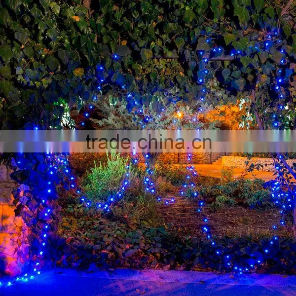 Blue Color Cherry Blossom Light Strings for Garden and Outdoor Christmas Party photo-3