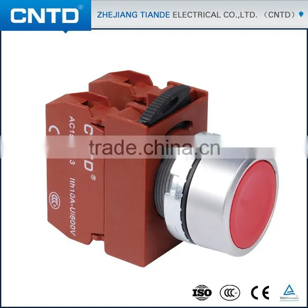 CNTD 22mm Flat Button Push button Switch C2PNF