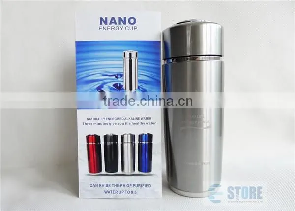 420ml Black Alkaline Stainless Steel Water Bottle photo-4