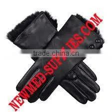 Fur Leather Gloves High Quality Leather Gloves