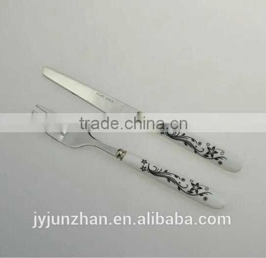 Fruit Fork Knife Sets With Nice Ceramic Handle and Competitive Price photo-4