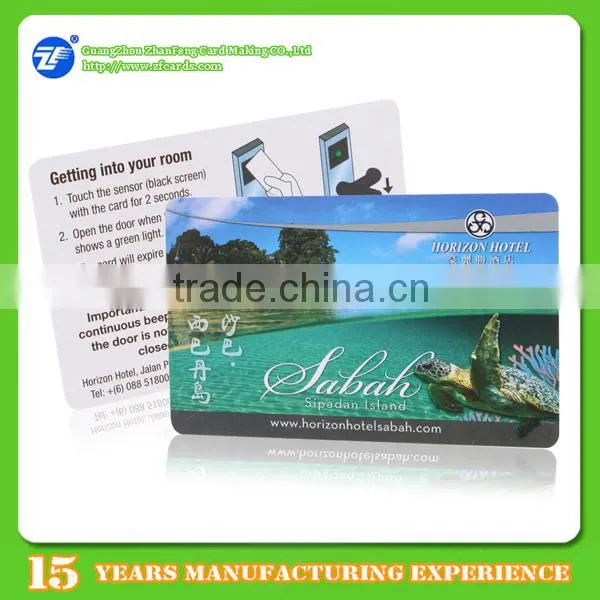 CR80 Standard Size Smart Card F08 Chip Hotel Card photo-4