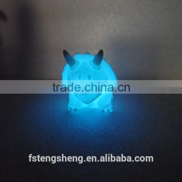 2016 New Custom Design Cute Pvc Led Toy Animal Shaped Night Lights photo-6