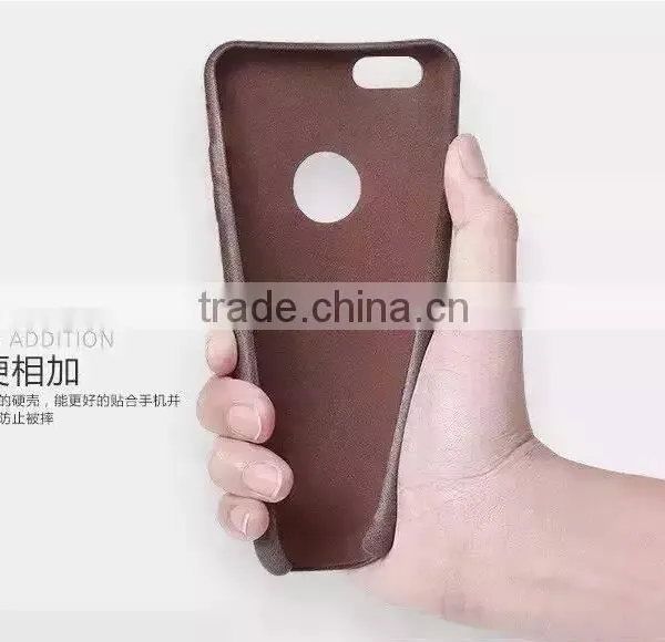 GENUINE ORIGINAL PU LEATHER With LOGO HOLE Case Cover For IPHONE 6 6S 6PLUS photo-2