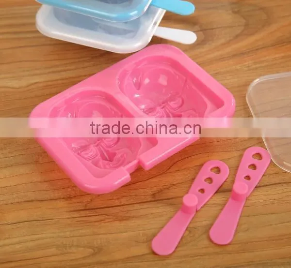 Fashional Creative Character Shaped High Quality 2-in-1 Plastic Ice Cream Marker photo-2