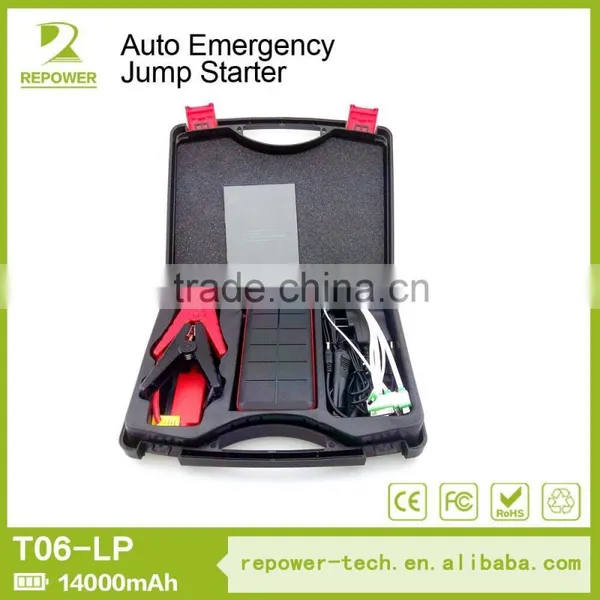 Emergency Mobile Power Supply Car Power Bank 12000mAh 12V Rechargeable Auto Jump Starter photo-6