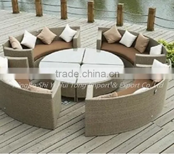 Big Size Outdoor PE Rattan Garden Furniture