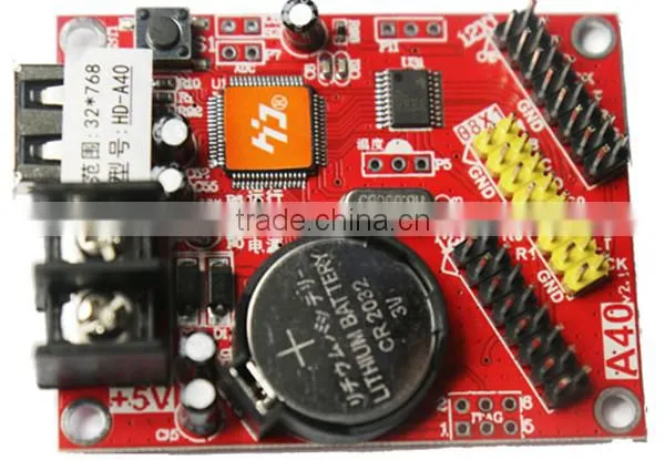 Single Dual Color Control Card Series U-DISK Led control system card