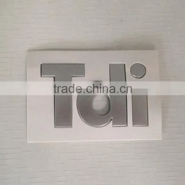 High Quality 3D Self-adhesive ABS Plastic Chrome Letterings for Cars photo-4