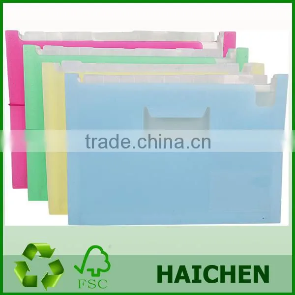 Promotional Plastic PP Expanding Files With Printing photo-6