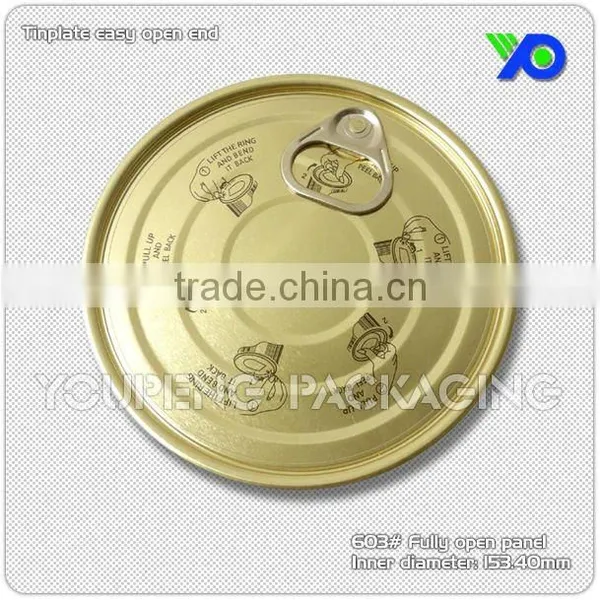 603# Tinplate Ring Pull Lid