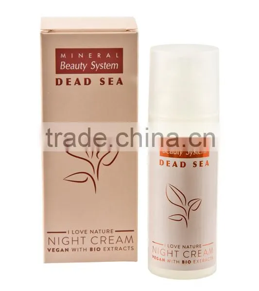 2016 Vegan Night Cream - Dead Sea Israel Line I LOVE NATURE
