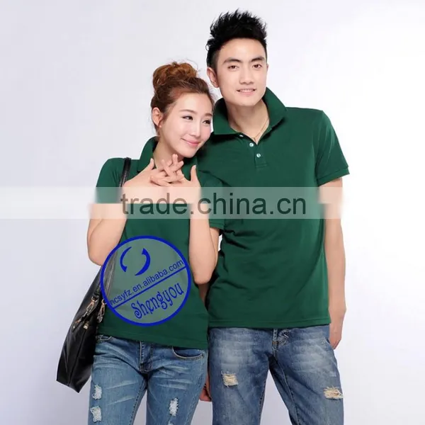Custom Fashion Couple Polo Shirt Design for Lovers photo-2
