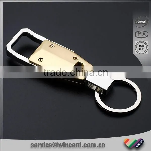 Bottle Shape Rose Gold Plating Metal Alloy Keychain photo-2