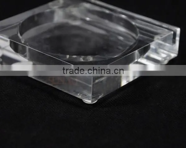 Clear Acrylic Ashtray With Custom Size photo-2