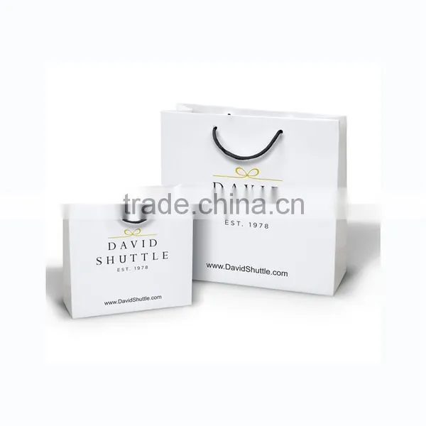 Coated Paper Printed Cloth Shopping Packaging Bag photo-4