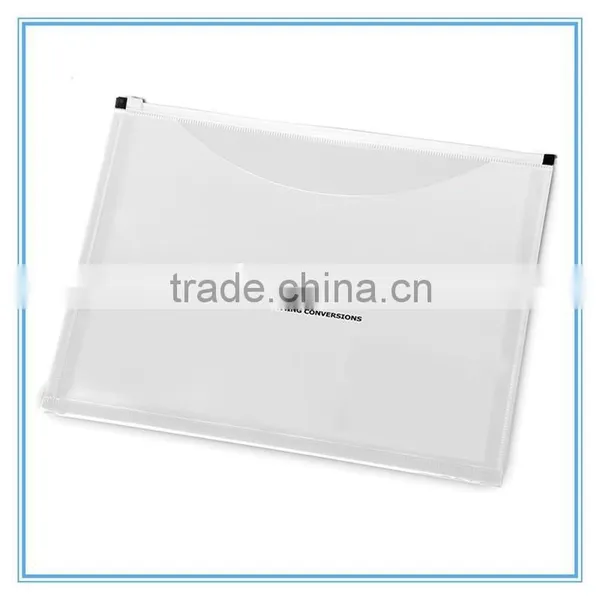 Dongguan Factory Cheap Price Document Plastic Clear File Folder /document Bag photo-4