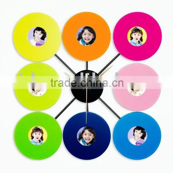 Clock(CE&Rohs;artistic Wall Clock; Fashion; Quartz; Photo Frame)