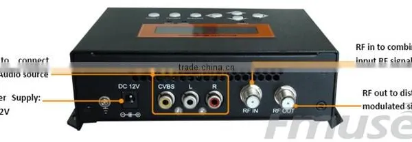 FUTV4656C DVB-T/DVB-C(QAM)/ATSC MPEG-2 SD Encoder Modulator (Tuner,CVBS In; RF Out) With USB Record/Save/Playback for Home Use photo-5