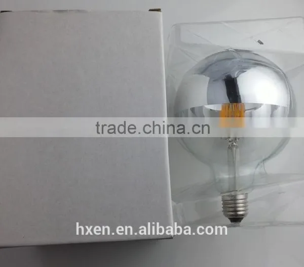 LED Half Chrome Bulb Filament G125 8W photo-6