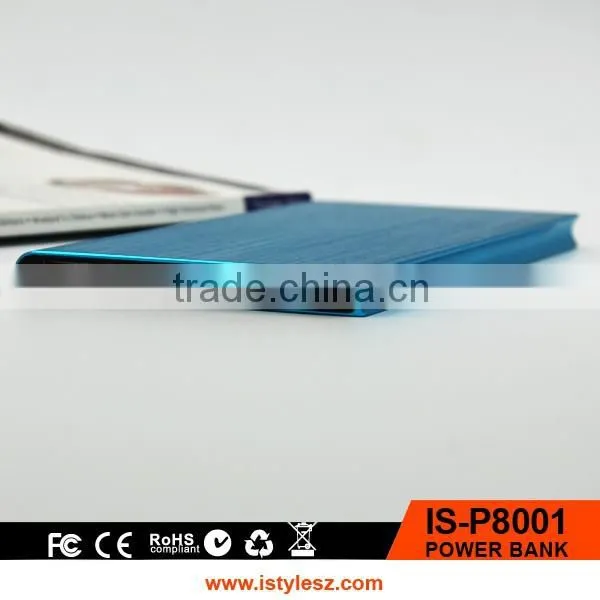 Real Capacity Power Bank 8000mah for Smartphone and Portable Charging Devices