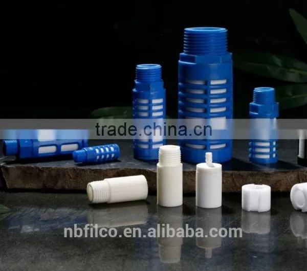 Plastic muffler Acetal Plastic Exhaust Air Line Silencer