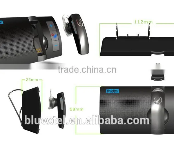China Wholesale High Quality LCD Display Handsfree Wireless Bluetooth Car Kit With BQB RoHS CE FCC photo-6