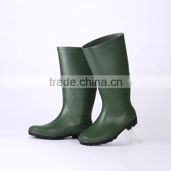Manufacturer Cheap Green Pvc Rain Boots Without Steel Toe, Cheap Plastic Pvc Rain Boots photo-2