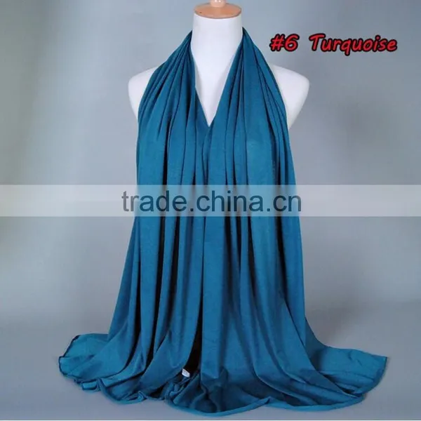 Modal Jersey Solid Long Scarf for Muslim Scarf/ Hijab / Shawl photo-6
