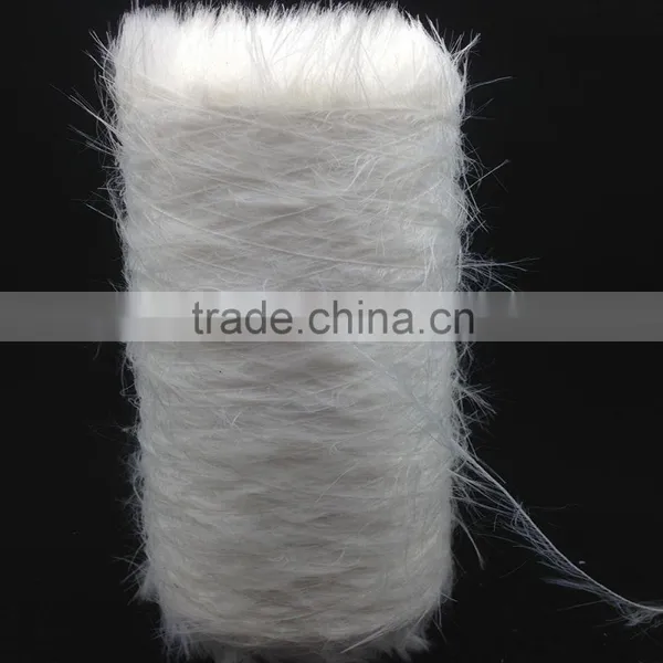 china factory supply 3cm long nylon braiding feather knitting yarn