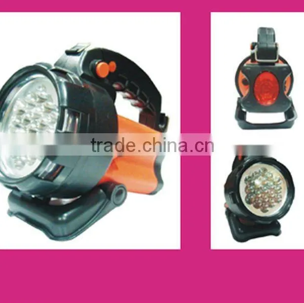 100% factory selling Rechargeable Emergency Spotlight with Water-resistant Body/Over-charge Protection Control Circuit
