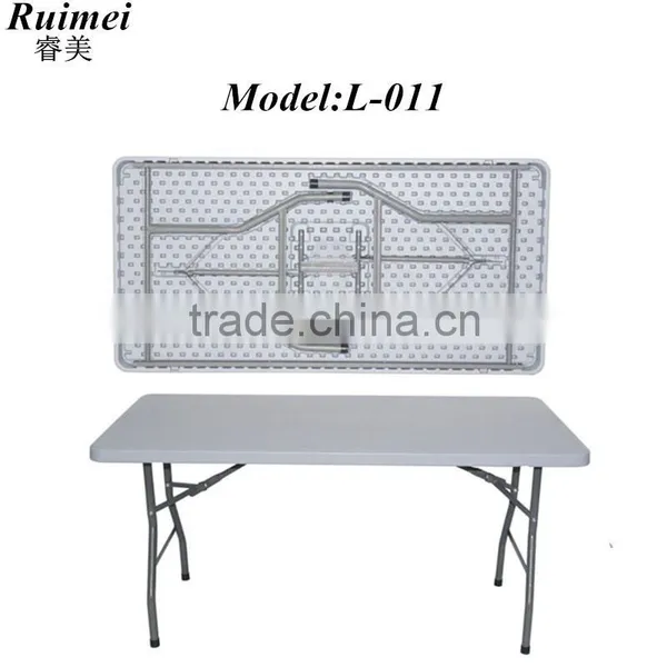 L-011 Low price 5ft folding rectangular outdoor banquet table
