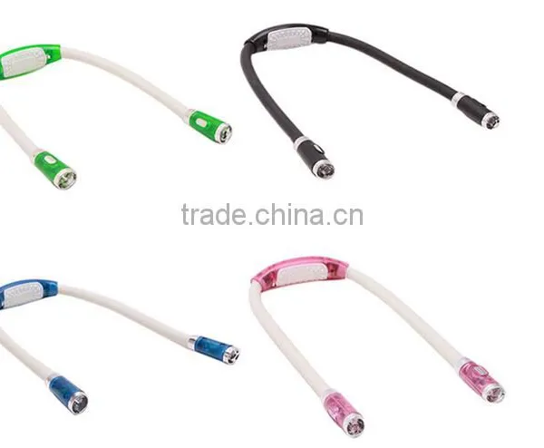 Flexible Hands Free Book Light Led Neck Hug Light photo-4