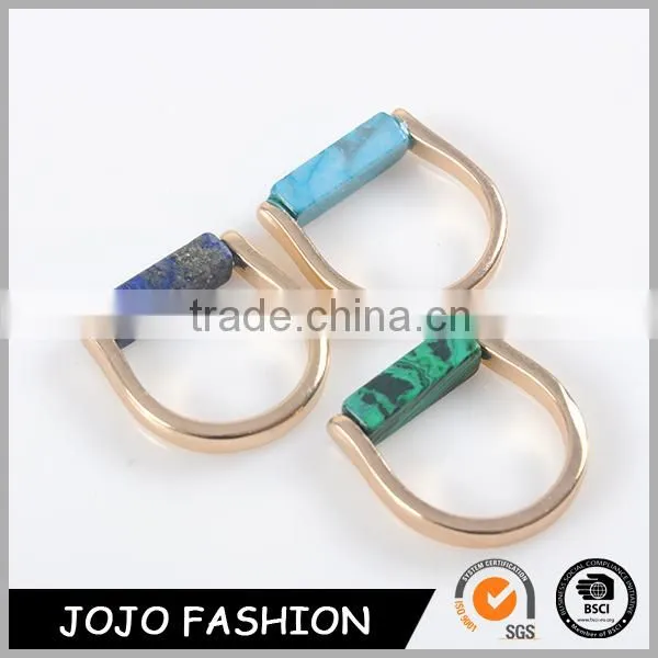 Hot Sale Charm Fashion Turquoise Mens Gold Ring