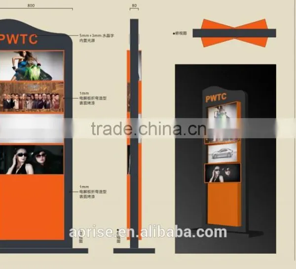 Outdoor Large Pylon Sign Direction Road Sign