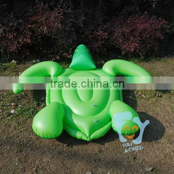 PVC Factory Price Turtle Design Animal Pool Float Inflatable Donut photo-2