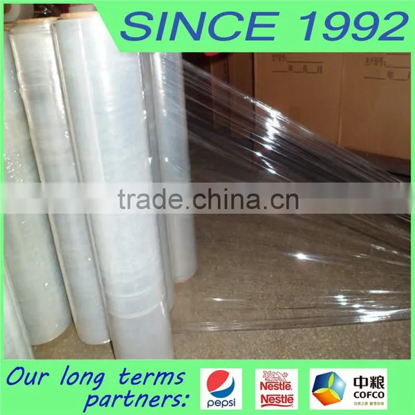 2015 Hot Sale 23 Micron Jumbo Roll Stretch Hood Film