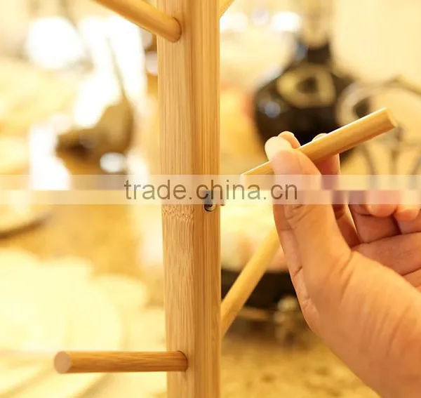 Bamboo Cup Hanger Rack photo-3