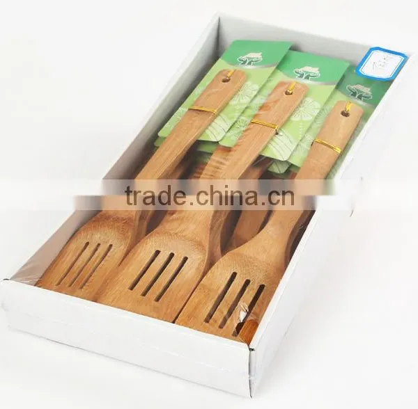 Bamboo Kitchen Utensil/Slotted Turner photo-3