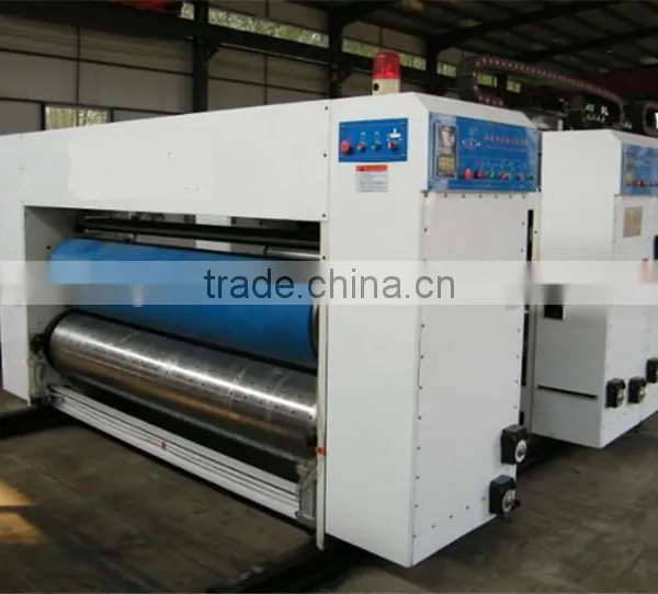 JL-1 Semi-auto Flexo Printer Rotary Die Cutter/ Corrugated Cardboard Roller Carton Machine photo-3