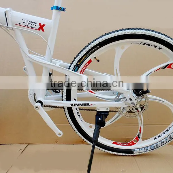 26-inch Folding Mountain Bike 21 Speed High-carbon Steel Mountain Bike photo-5