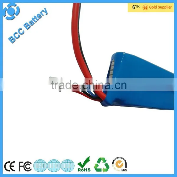 7.4V 3000mAh Li-polymer Battery Pack for R/C Toys