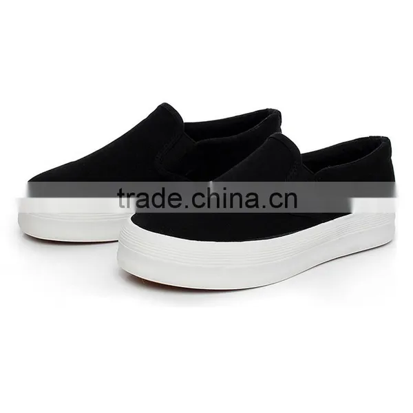 Plus Size 35-40 Flat Platform Shoes Woman Flat Canvas Lazy Shoes Female Fashion Trifle Thick Crust Shoes Footwear Women Shoes photo-2