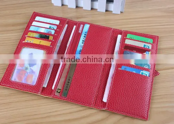 New Fashion PU Leather Lady Purse Card Bag Women Wallets photo-5
