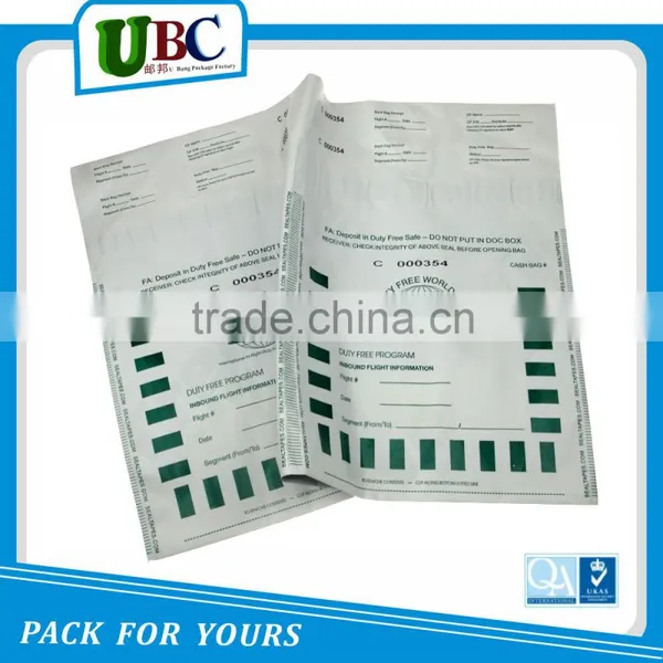 LDPE Security Money Bag