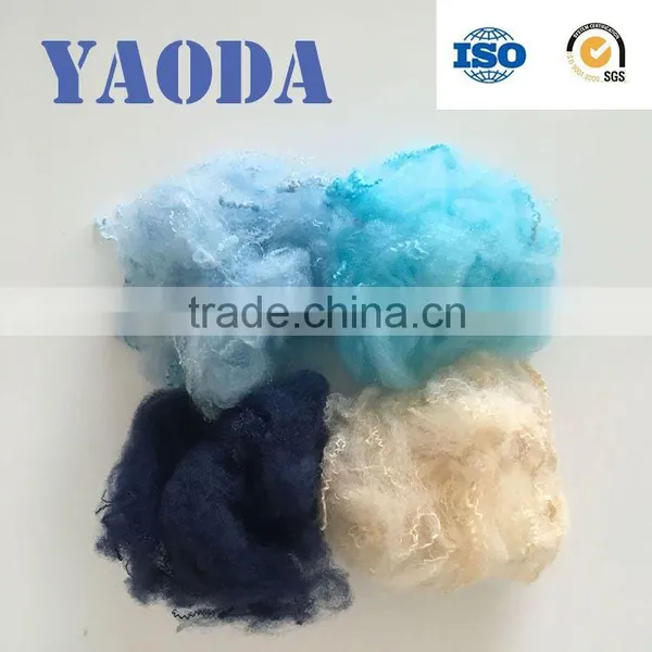 Recycled Colored Polyester Staple Fiber for Sofa 2.5d*65mm