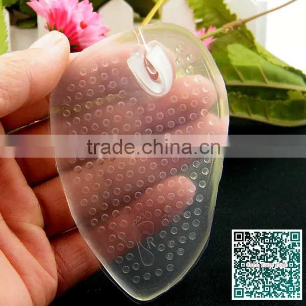 Adhesive PU Gel Forefoot Cushion Insole for Thong Sandle